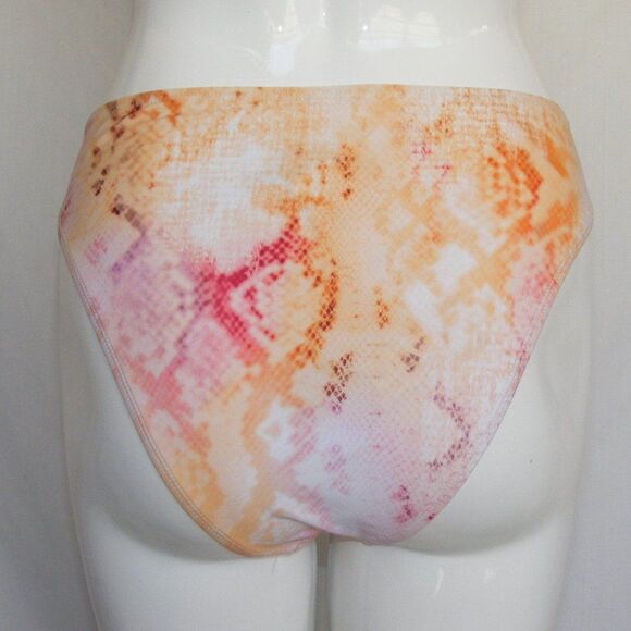 new CUPSHE Bikini Bottom, M, Color Snakeskin print, High waist, Cheeky - Picture 4 of 13